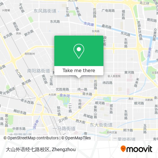 大山外语经七路校区 map
