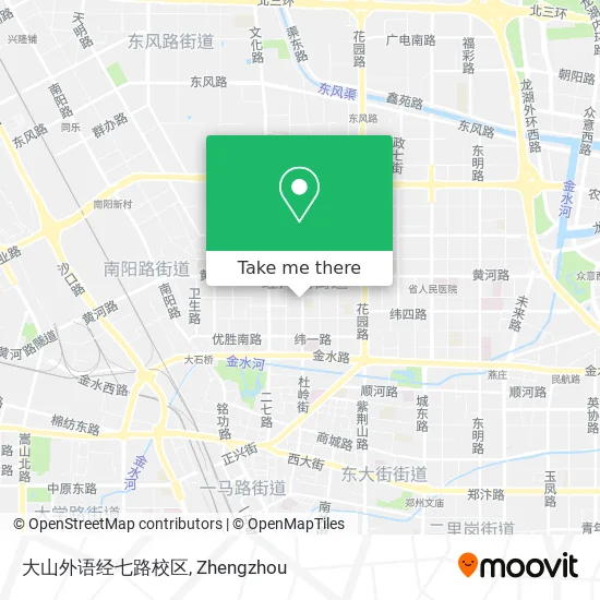 大山外语经七路校区 map