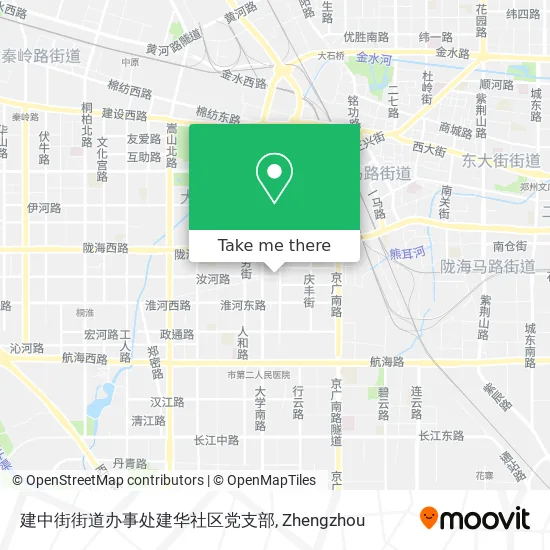 建中街街道办事处建华社区党支部 map