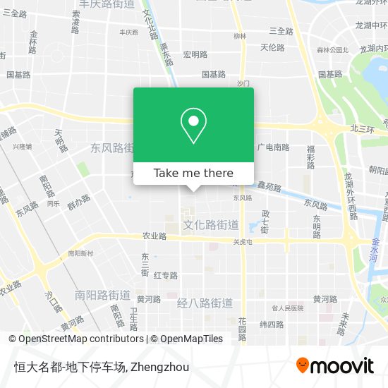恒大名都-地下停车场 map