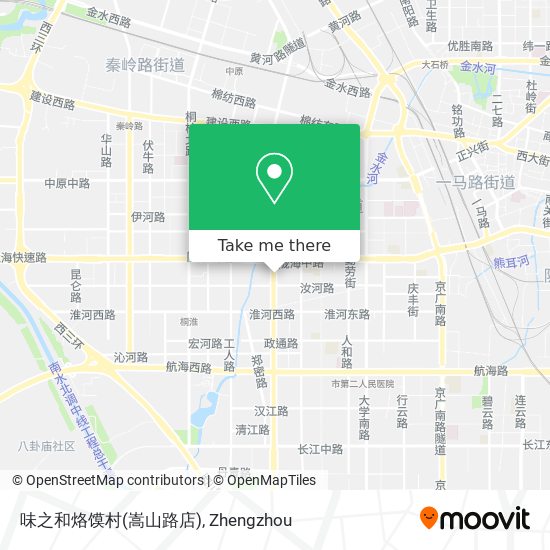 味之和烙馍村(嵩山路店) map