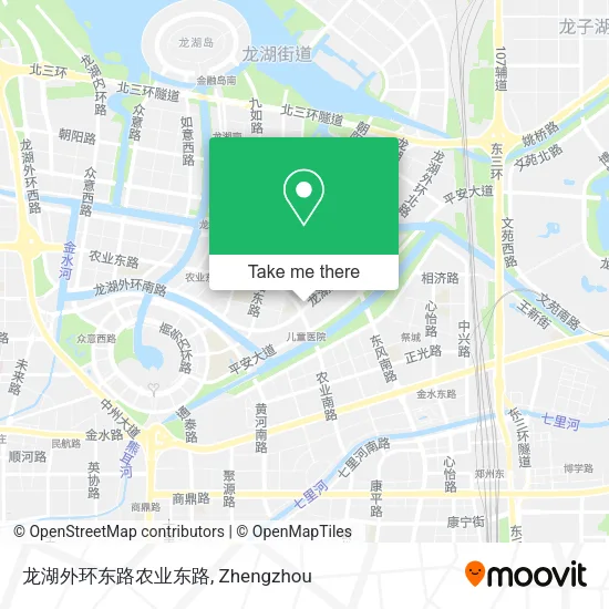 龙湖外环东路农业东路 map