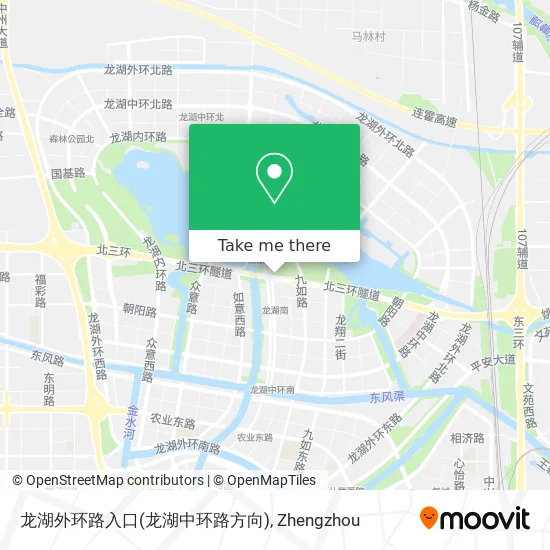 龙湖外环路入口(龙湖中环路方向) map