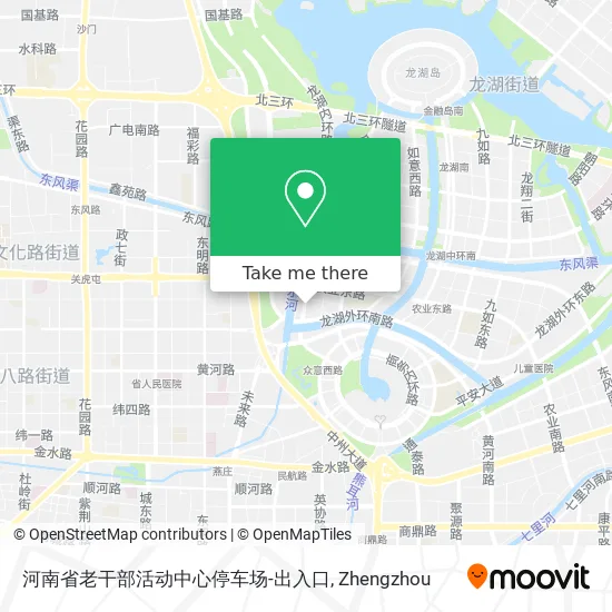 河南省老干部活动中心停车场-出入口 map