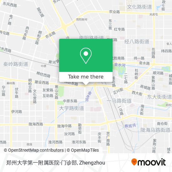 郑州大学第一附属医院-门诊部 map