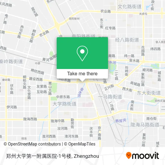 郑州大学第一附属医院-1号楼 map