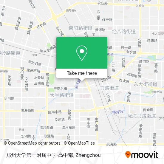 郑州大学第一附属中学-高中部 map