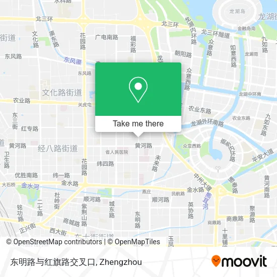 东明路与红旗路交叉口 map