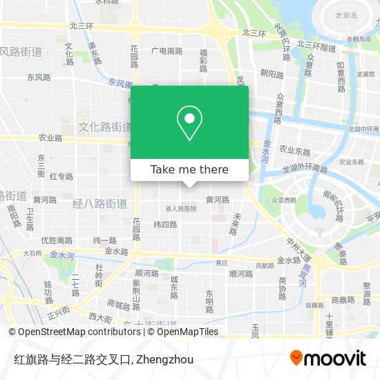 红旗路与经二路交叉口 map