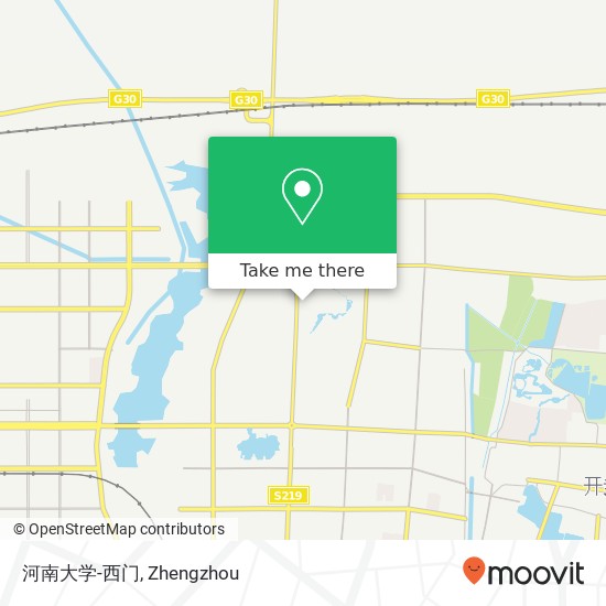 河南大学-西门 map