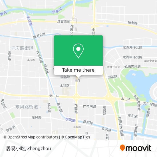 居易小吃 map