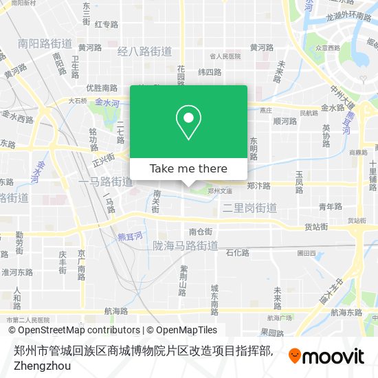 郑州市管城回族区商城博物院片区改造项目指挥部 map