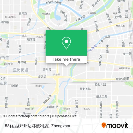 58优品(郑州达邻便利店) map