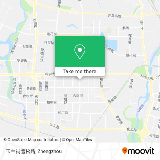 玉兰街雪松路 map
