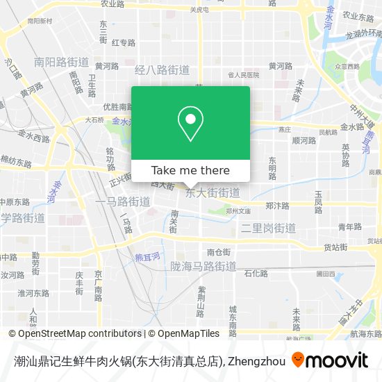 潮汕鼎记生鲜牛肉火锅(东大街清真总店) map