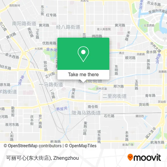 可丽可心(东大街店) map