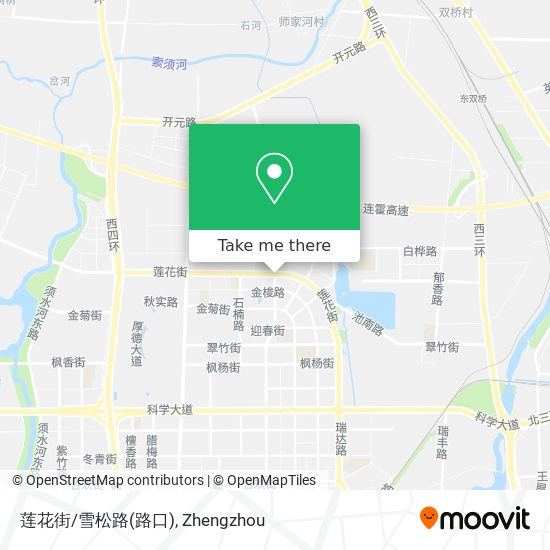莲花街/雪松路(路口) map