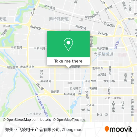 郑州亚飞凌电子产品有限公司 map