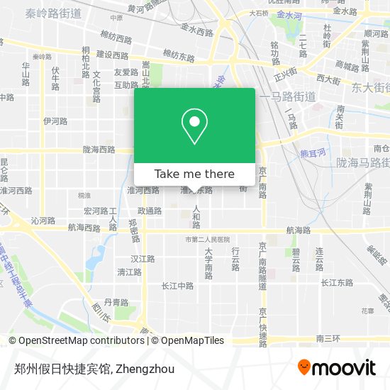 郑州假日快捷宾馆 map