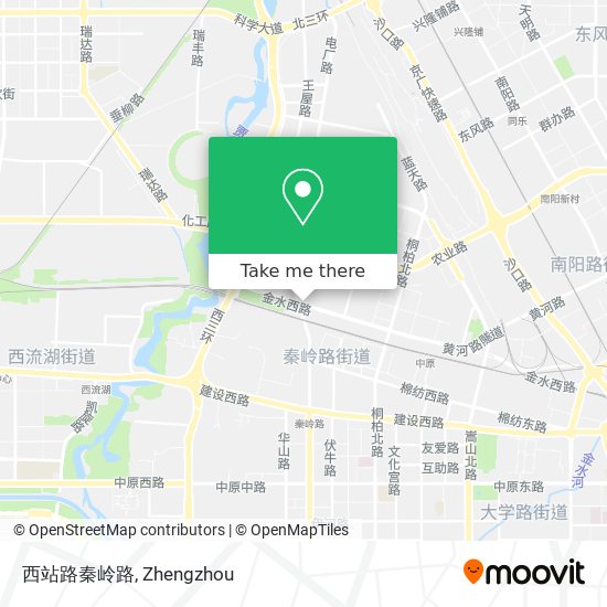 西站路秦岭路 map