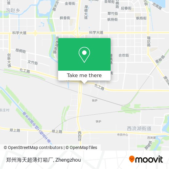 郑州海天超薄灯箱厂 map