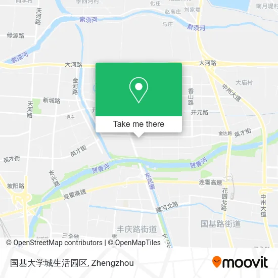 国基大学城生活园区 map