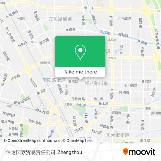 信达国际贸易责任公司 map