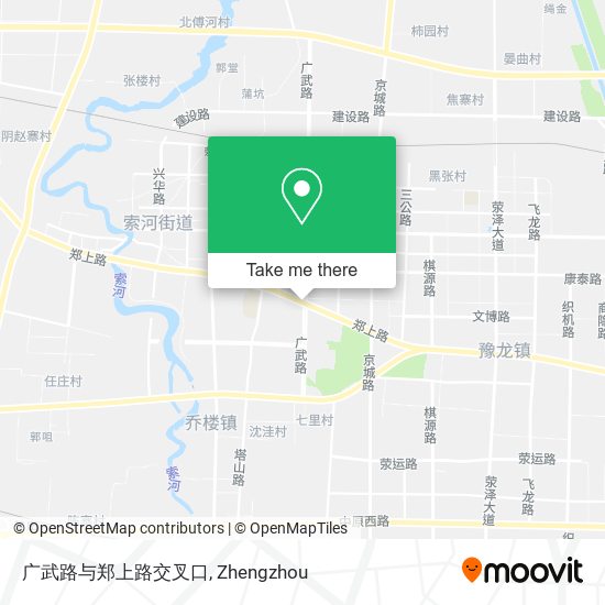 广武路与郑上路交叉口 map