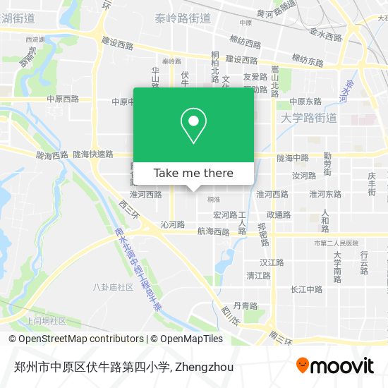 郑州市中原区伏牛路第四小学 map