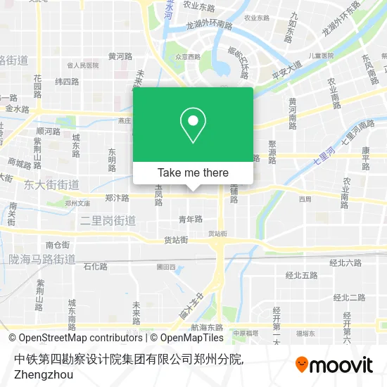 中铁第四勘察设计院集团有限公司郑州分院 map