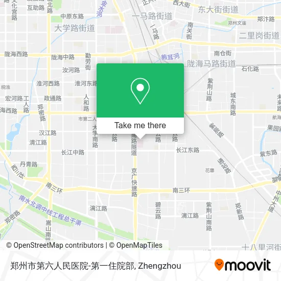 郑州市第六人民医院-第一住院部 map