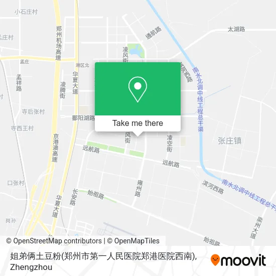 姐弟俩土豆粉(郑州市第一人民医院郑港医院西南) map