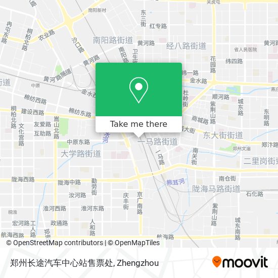 郑州长途汽车中心站售票处 map