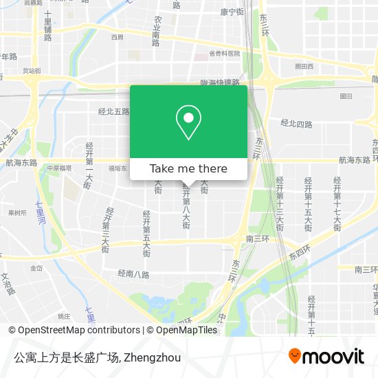 公寓上方是长盛广场 map