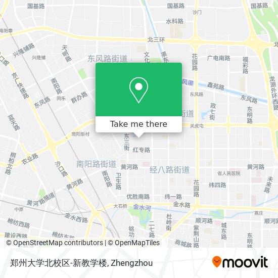 郑州大学北校区-新教学楼 map