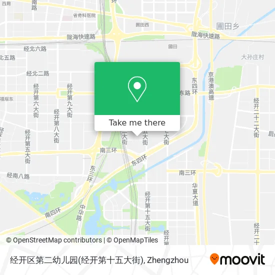 经开区第二幼儿园(经开第十五大街) map