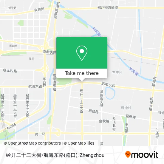 经开二十二大街/航海东路(路口) map