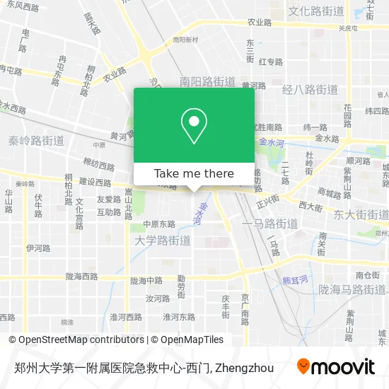 郑州大学第一附属医院急救中心-西门 map