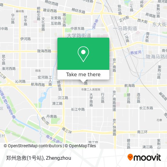 郑州急救(1号站) map