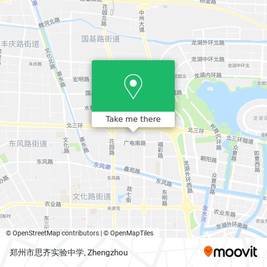 郑州市思齐实验中学 map