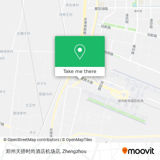 郑州天骄时尚酒店机场店 map