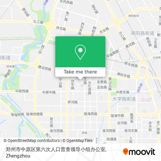 郑州市中原区第六次人口普查领导小组办公室 map