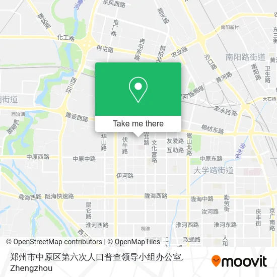 郑州市中原区第六次人口普查领导小组办公室 map