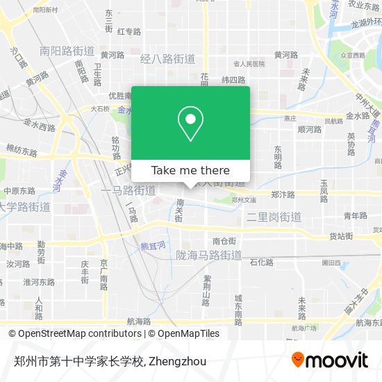 郑州市第十中学家长学校 map