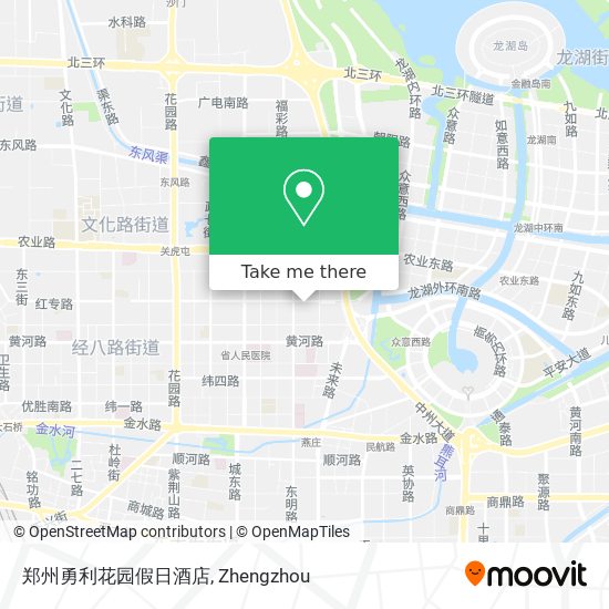 郑州勇利花园假日酒店 map