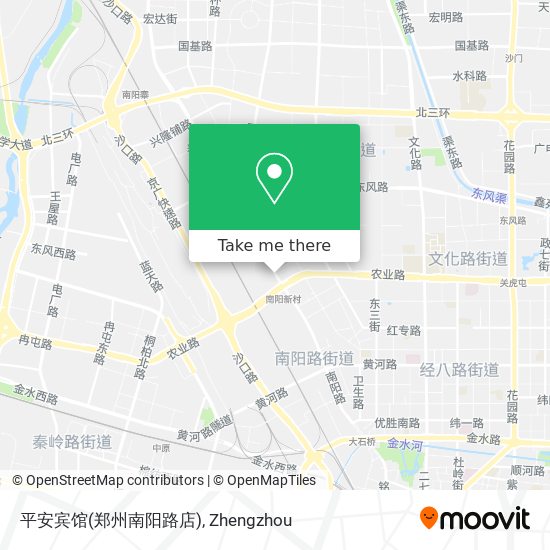 平安宾馆(郑州南阳路店) map