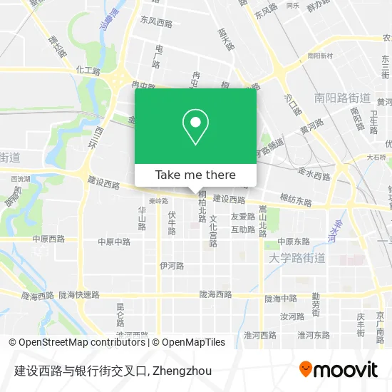 建设西路与银行街交叉口 map