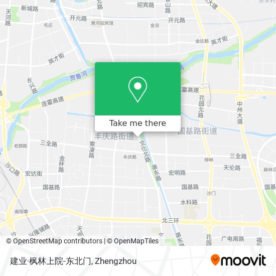 建业·枫林上院-东北门 map