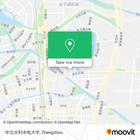 华北水利水电大学 map