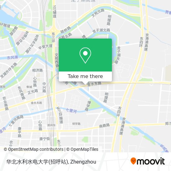 华北水利水电大学(招呼站) map